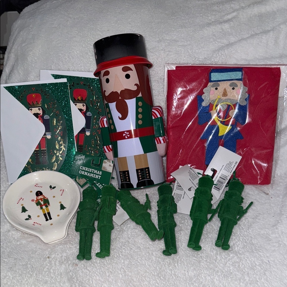 Nutcracker Christmas Ornament Set